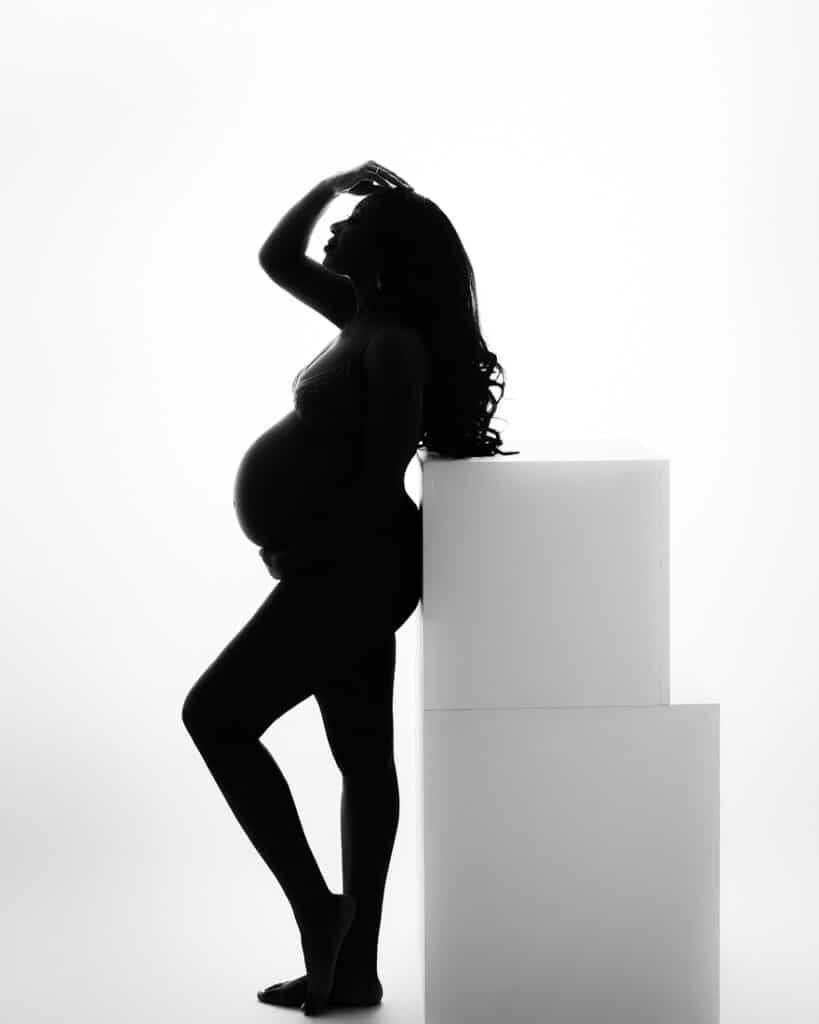 Maternity Photography Nude Silhouette Photo Taken By Dfw Maternity Photographer