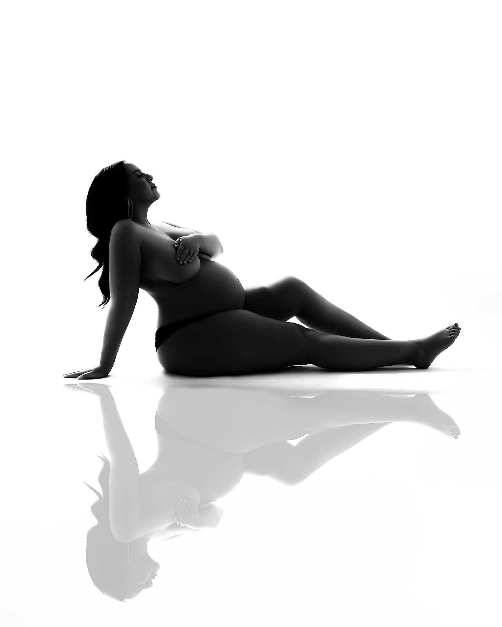 Silhouette Maternity Photo Dallas Tx Studio 1