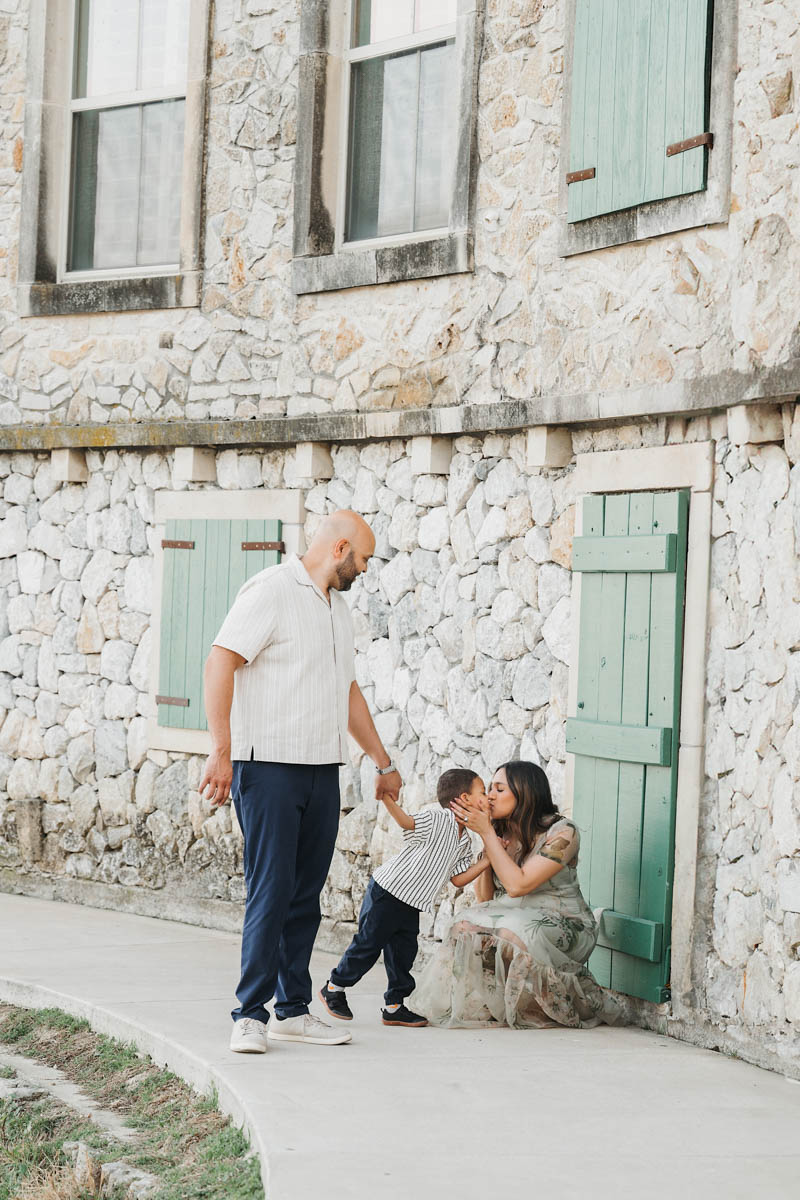 Dallas Maternity Photography | Timeless Outdoor Session 10 Dallas Maternity Family Photography Candid Outdoor Stone Wall Lily Hayes