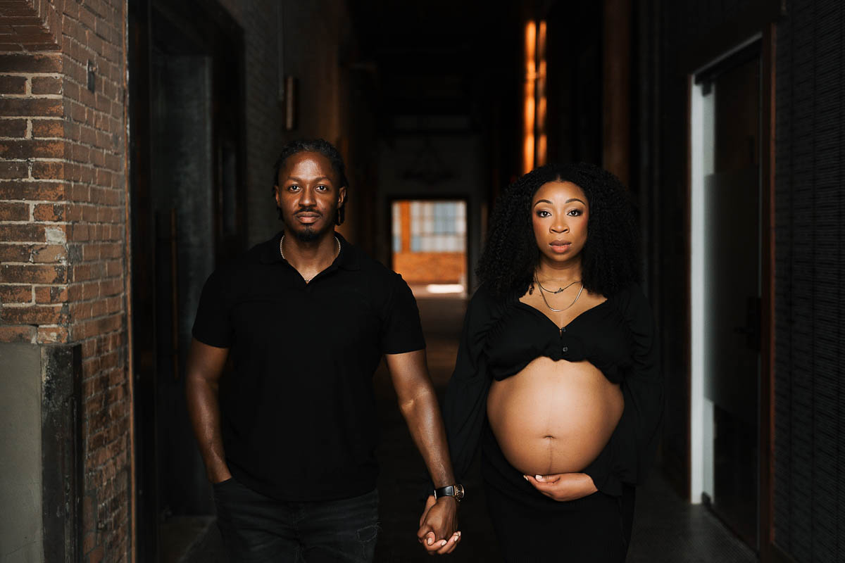 Dallas Maternity Photographer | Elegant Outdoor Pregnancy Session In Dfw 12 Maternity Couple Photos Dallas Outdoor Session With Expecting Parents In Moody Setting